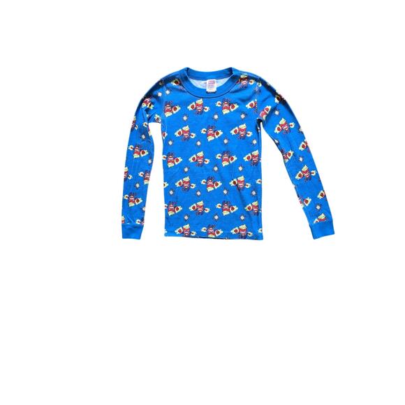 Hanna Andersson Organic Cotton Marvel Long John Pajama Set Size 8 - Picture 2 of 7